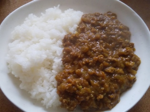 カレールーで簡単!キーマカレー♪